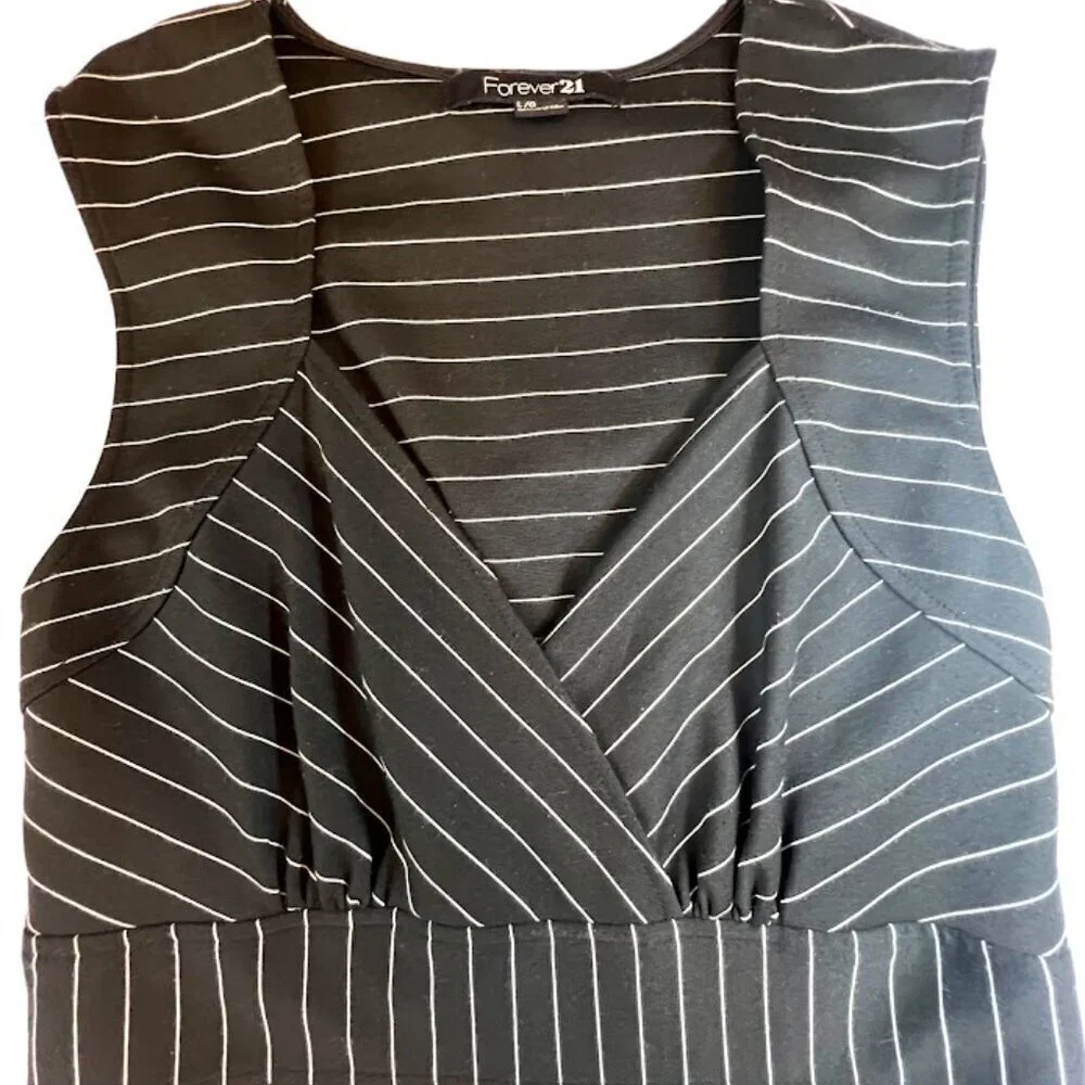 Forever 21 Black Dress Size L - Picture 2 of 6